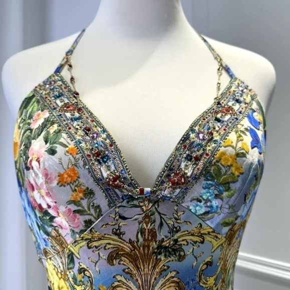 Gorgeous Silk Beaded Dress - Picture 4 of 5